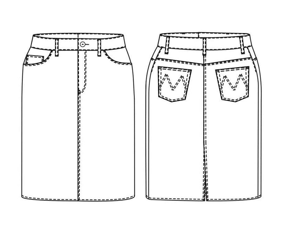 Merchant & Mills Clementine Denim Skirt