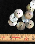 Shell Buttons, Natural. 20mm.