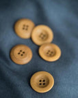 Gold Corozo Buttons 14mm, 18mm, 22mm