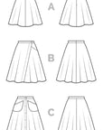 Closet Core Patterns Fiore Skirt