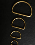Antique Brass D Ring - 1.5 inch / 38mm