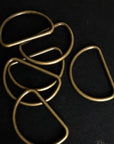 Antique Brass D Ring - 1.5 inch / 38mm