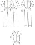 Closet Core Patterns Carolyn Pyjamas
