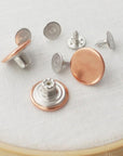 Jeans Buttons - pack of 5. Copper. 17mm