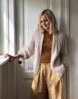 Sunday Cardigan - Mohair Petite Knit. Knitting Pattern