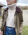Terrazzo Neck. Petite Knit. Knitting Pattern