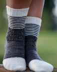 Two Colour Socks, Joji. Print Knitting Pattern
