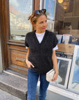 Weekend Slipover V-Neck. Petite Knit. Knitting Pattern