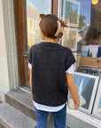 Weekend Slipover V-Neck. Petite Knit. Knitting Pattern