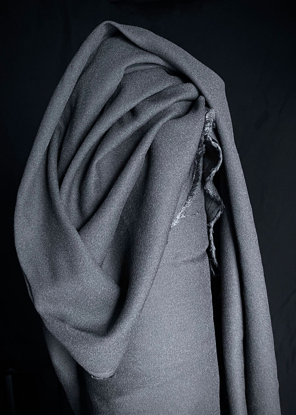Wool Viscose Crepe - Studio Grey