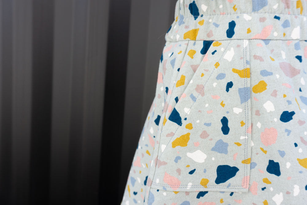 Sewing Pattern Review - The Assembly Line Mini - Elastic Waist Maxi Skirt