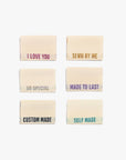 Metallic Side Seam (Cream) Woven Labels