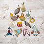12 Days of Christmas - Felt Hand Stitching Kit, Corinne Lapierre