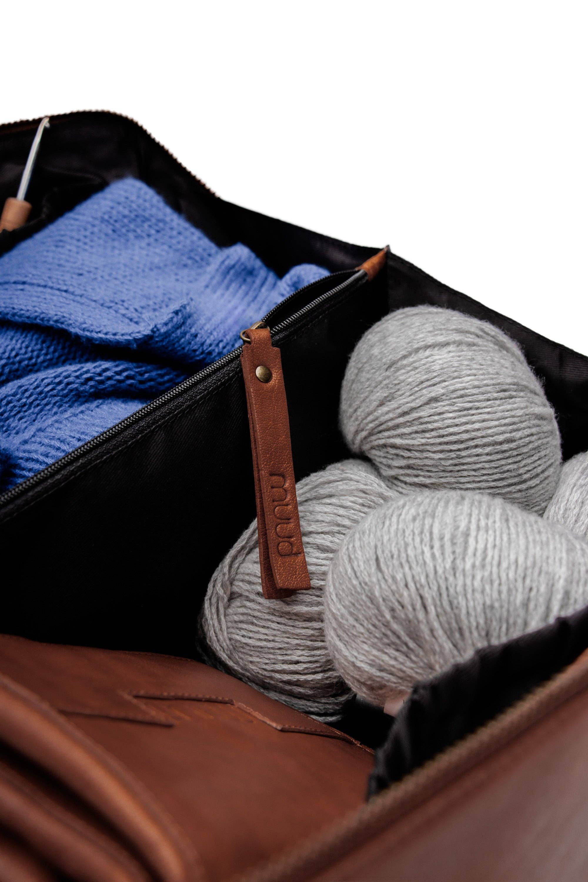 Cleo midi Project Bag: Whisky