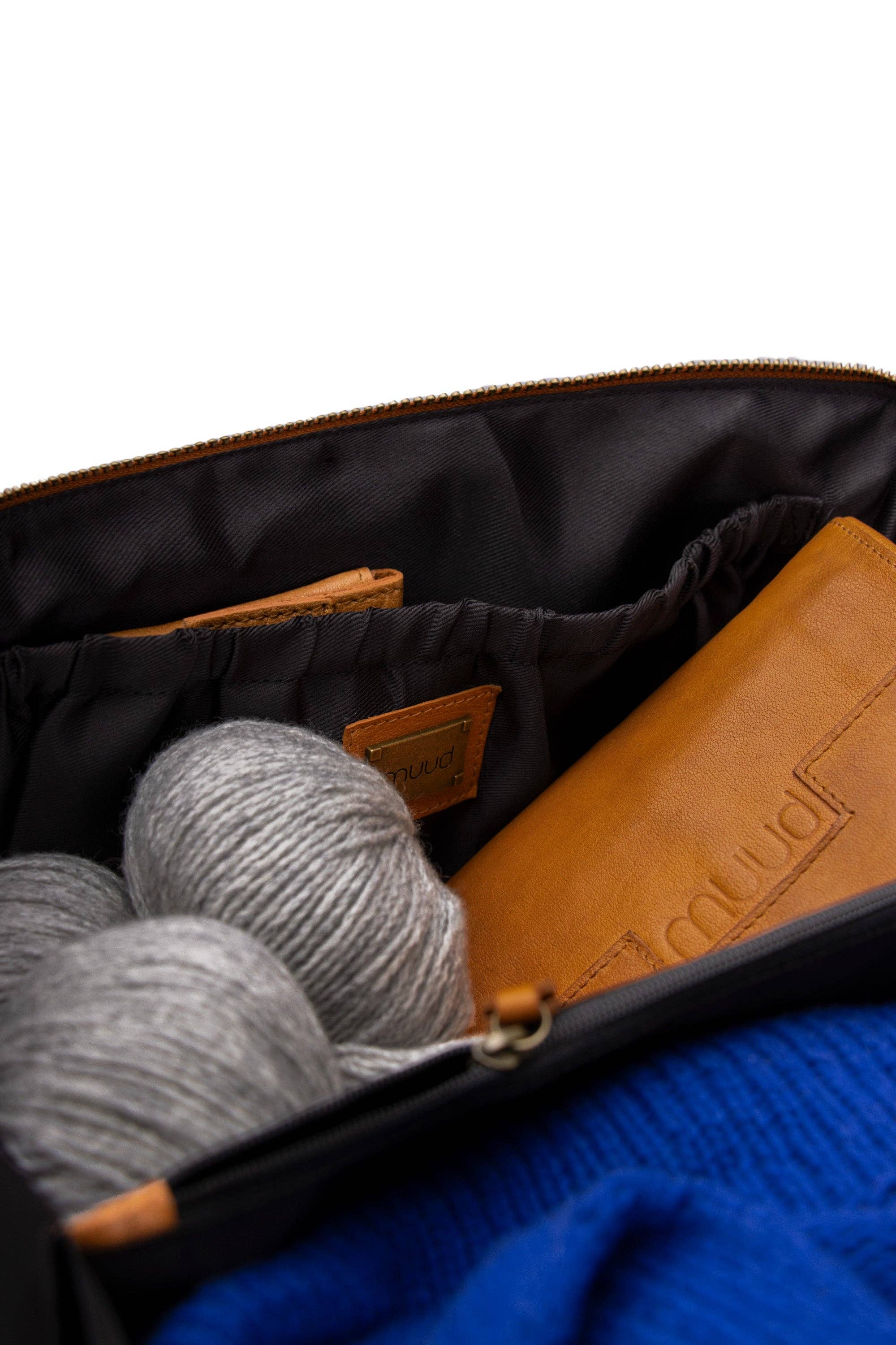 Cleo midi Project Bag: Whisky