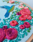 Summer Hummingbird Embroidery Kit