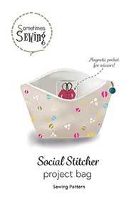 Never Not Knitting - Social Stitcher Project Bag Sewing Pattern
