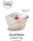Never Not Knitting - Social Stitcher Project Bag Sewing Pattern
