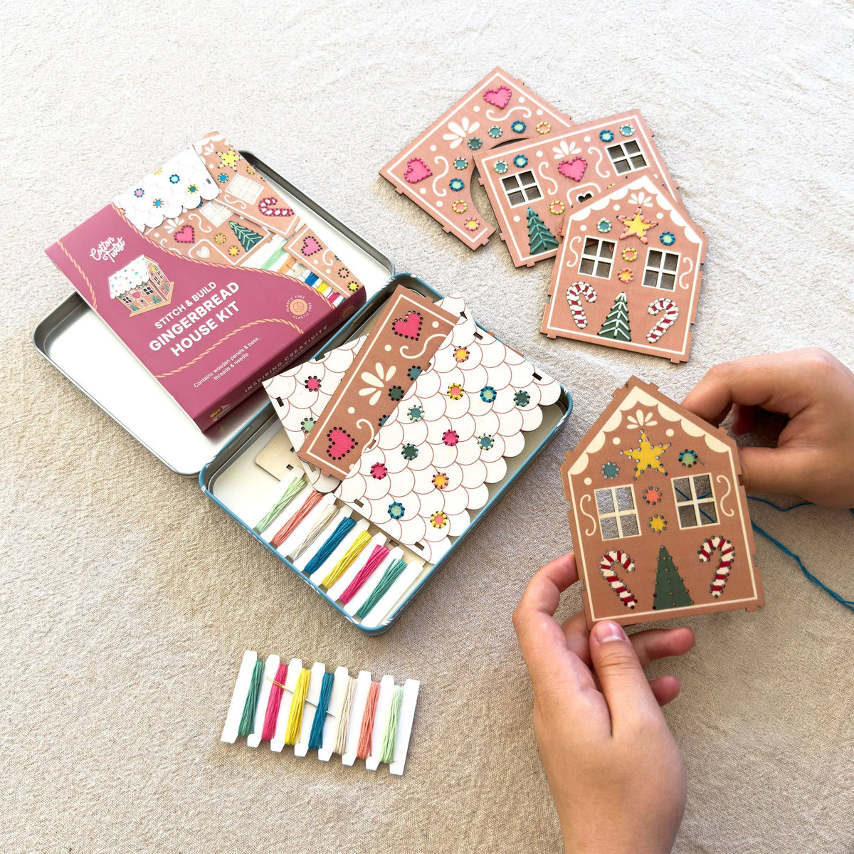 Stitch &amp; Build Gingerbread House Kit