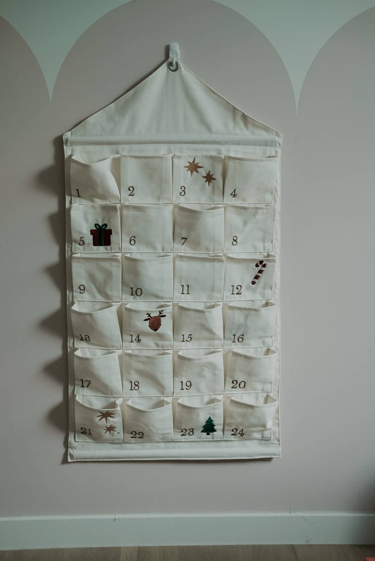Reusable Fabric Christmas Advent Calendar
