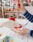 Pegboard Cross Stitch Letter Kit. Green