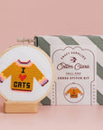 I Love Cats Cross Stitch Kit