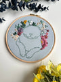 Kitty Bouquet - Embroidery Hoop Kit, Nest Embirdery