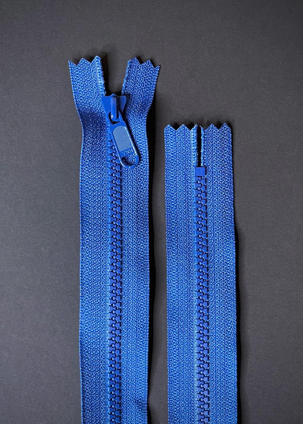 YKK Vislon 3 Zip. Royal Blue 40cm