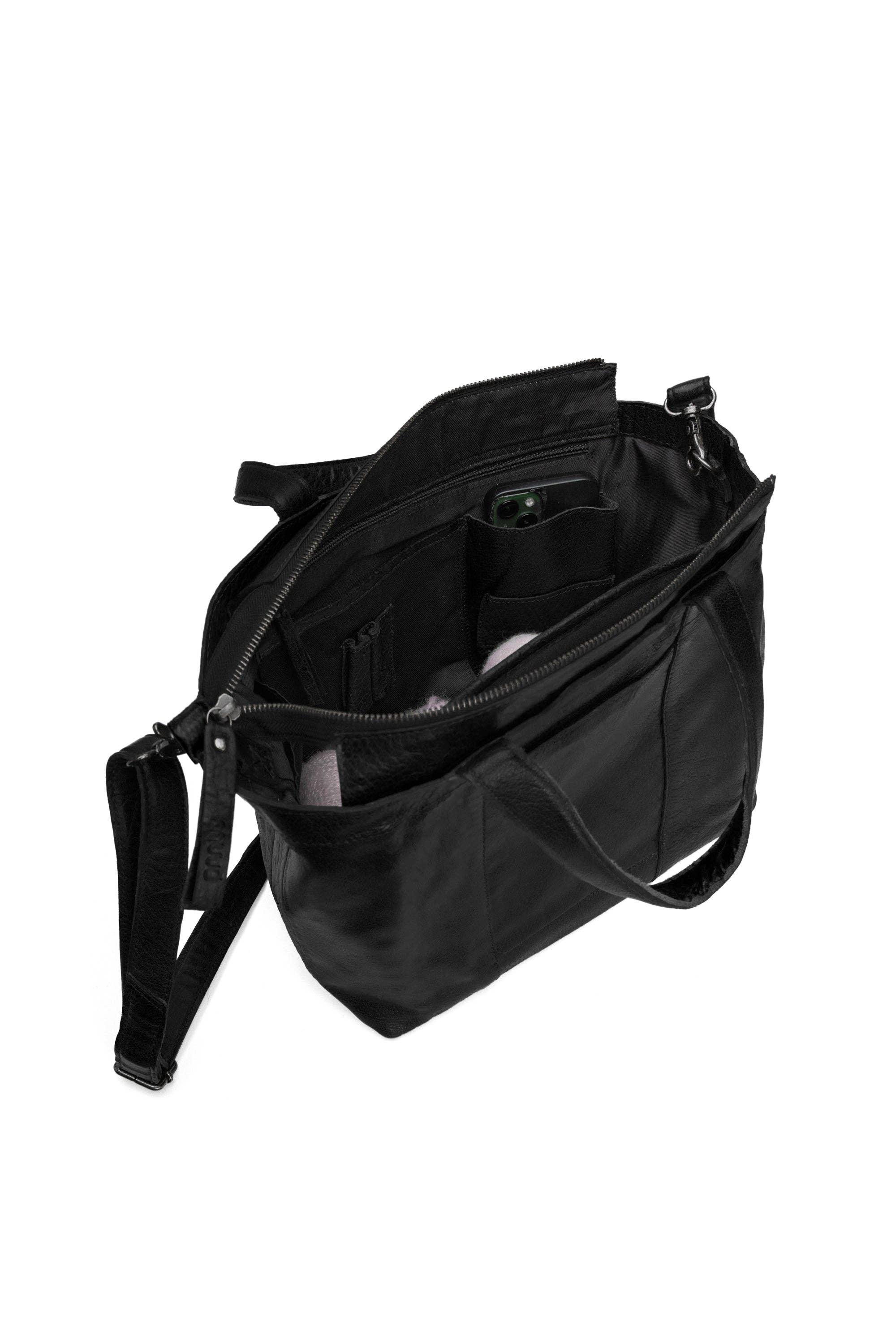 Hiba with zip: Black