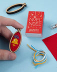 Mini Bauble Cross Stitch Kit: Noel Noel