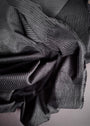 Soft 4.5 Wale Cotton Corduroy.  Jet Black