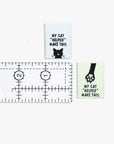 My Cat "Helped" Make This Woven Labels