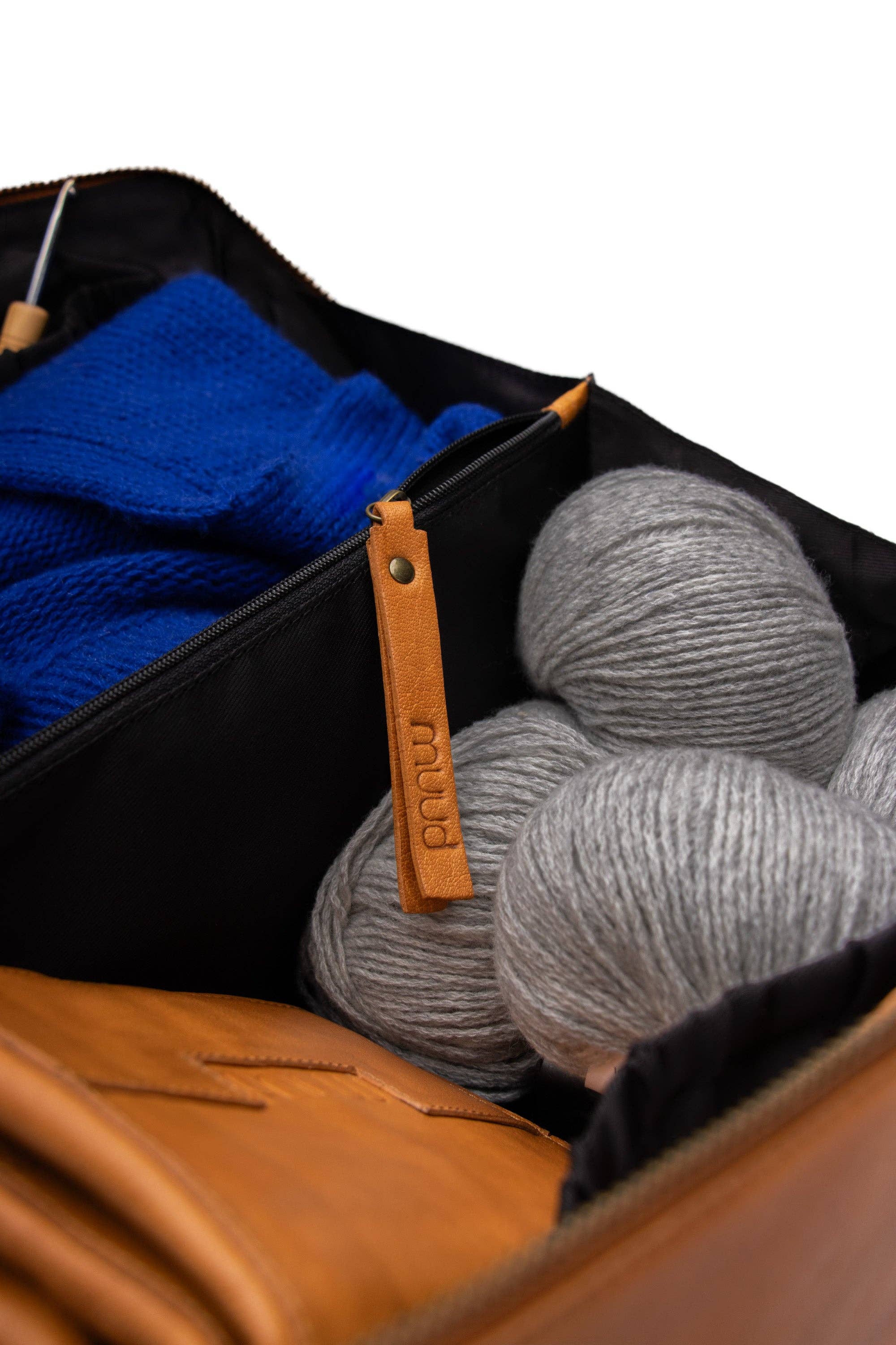 Cleo midi Project Bag: Whisky