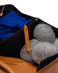 Cleo midi Project Bag: Whisky
