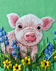 Posing Piglet Embroidery Kit