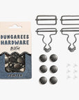 Dungarees Hardware Kit | Pewter