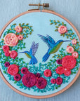 Summer Hummingbird Embroidery Kit
