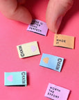 Mighty Minis Woven Labels