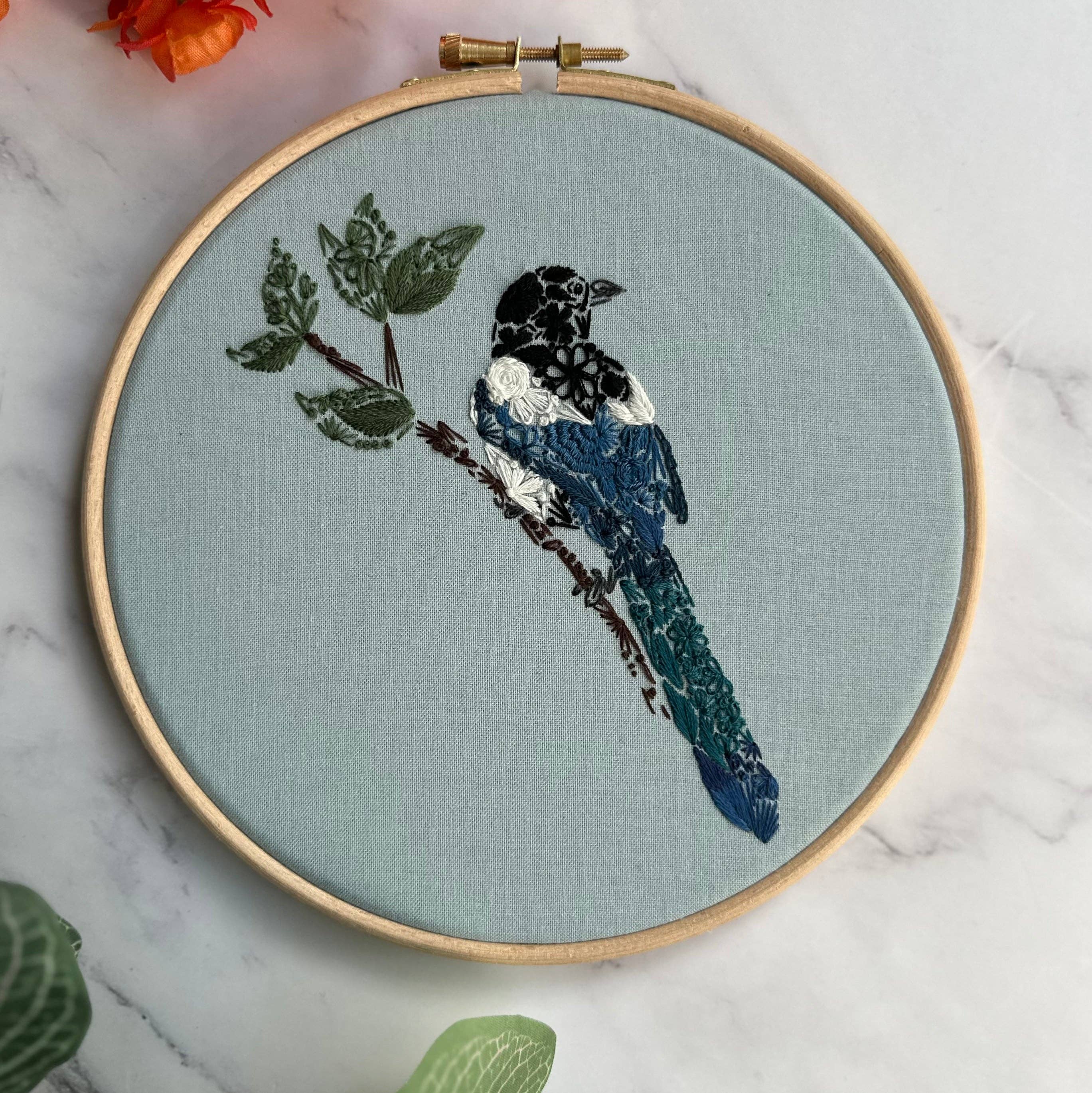Mister Magpie - Embroidery Hoop Kit, Nest Embirdery – Miss Maude