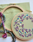 Birds & Blooms Embroidery Kit