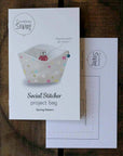 Never Not Knitting - Social Stitcher Project Bag Sewing Pattern
