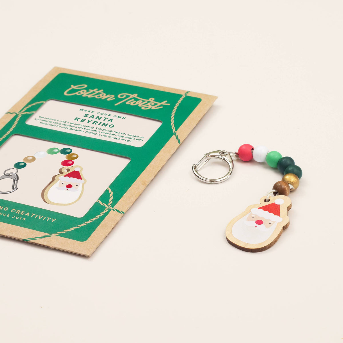 Make Your Own Santa Claus Keyring