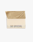 Metallic Side Seam (Cream) Woven Labels