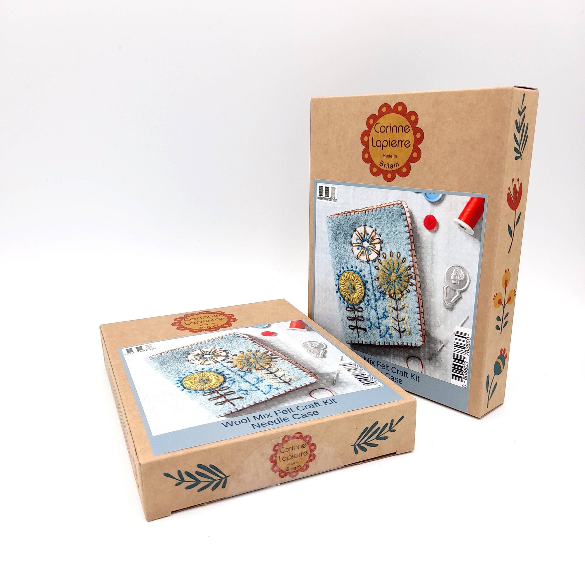 Needle Case  - Felt Hand Stitching Kit, Corinne Lapierre