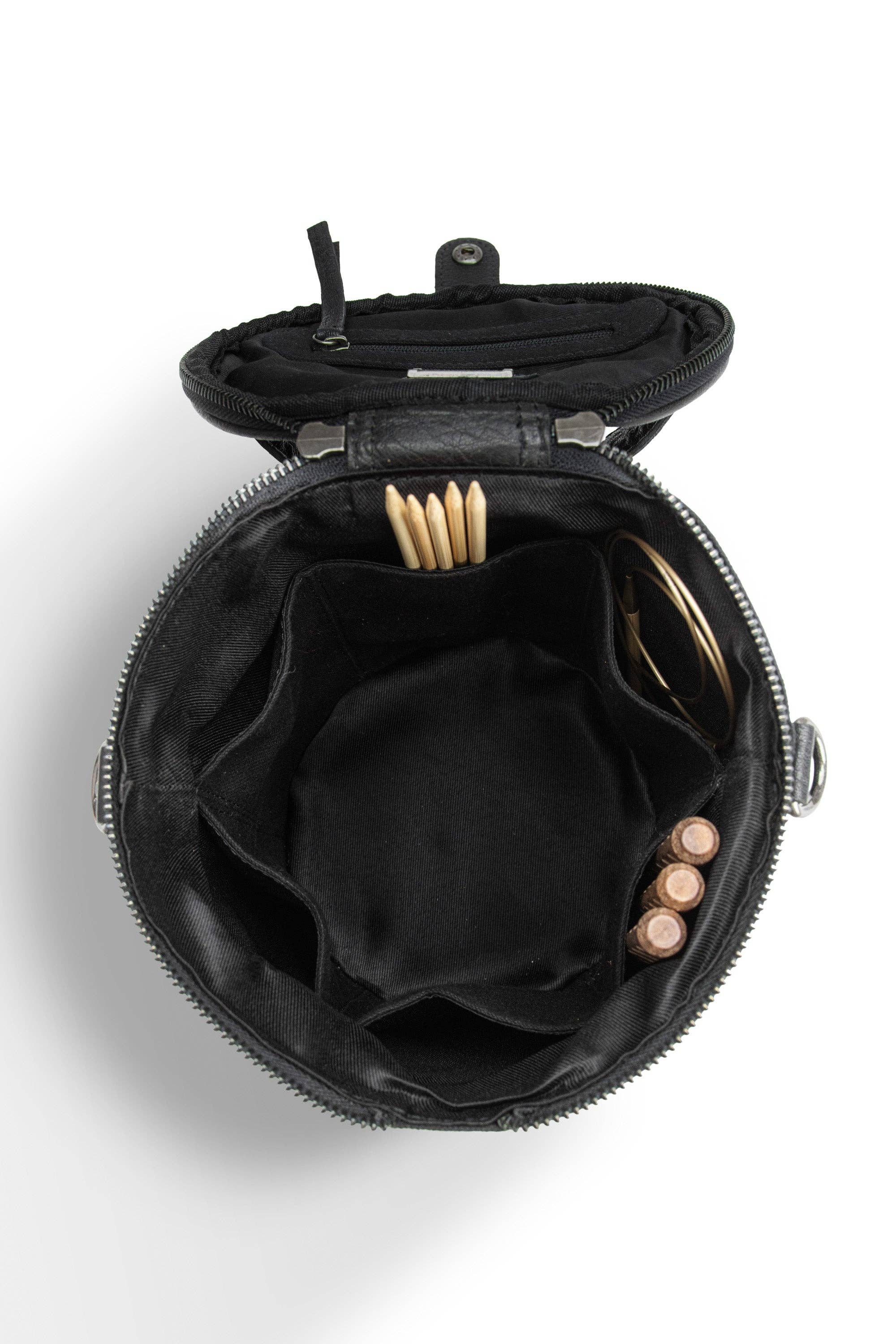Canvas Saturn Project Bag: Black