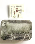 Sheep Notions Tin, Stitch Marker and Yarn Needle