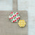 Frill & Red Flower Brooch