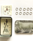 Sheep Notions Tin, Stitch Marker and Yarn Needle