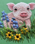 Posing Piglet Embroidery Kit
