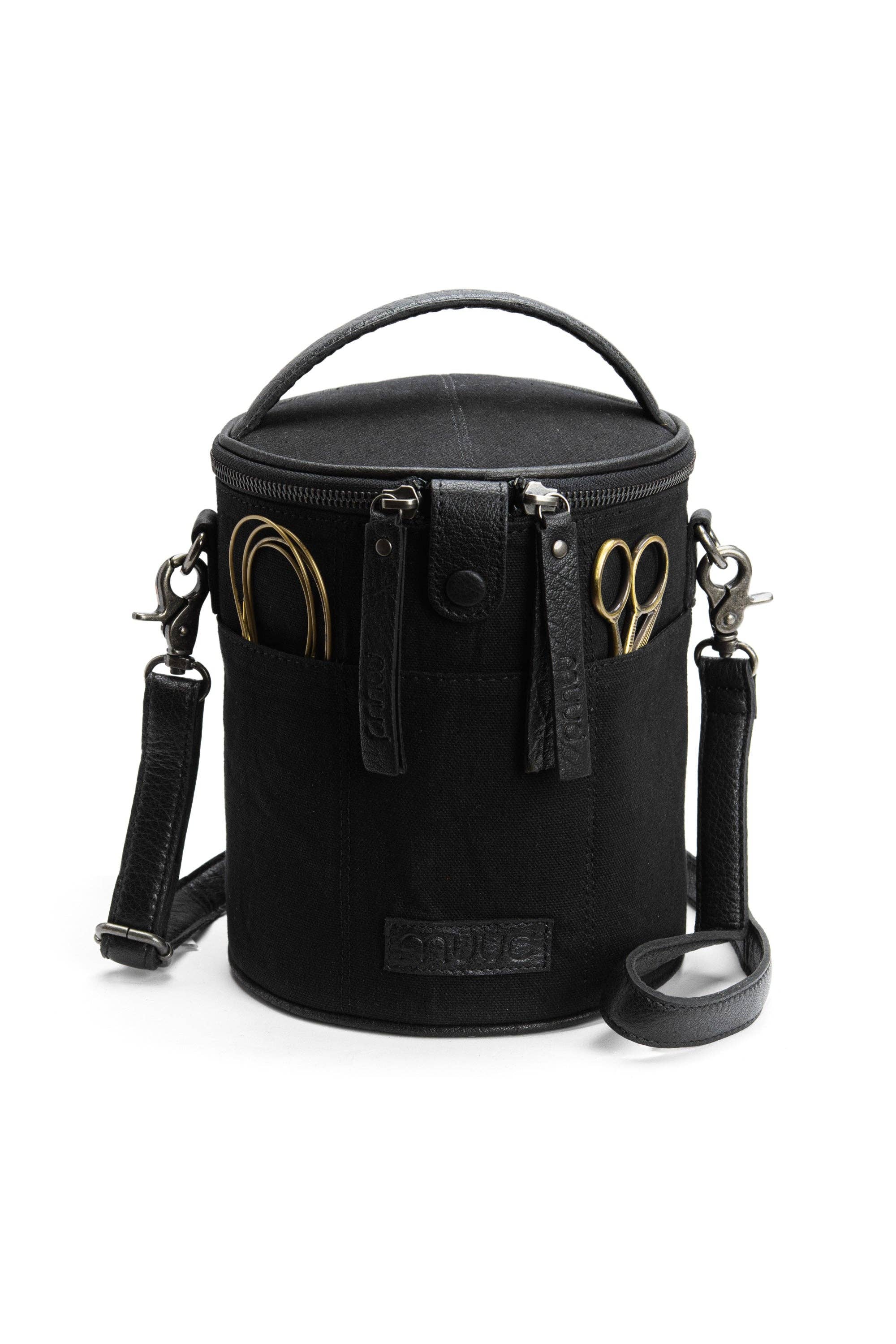 Canvas Saturn Project Bag: Black